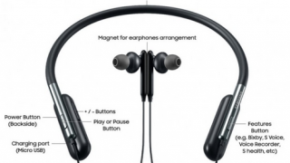Neckband uốn cong 100 độ, hỗ trợ Bixby của Samsung