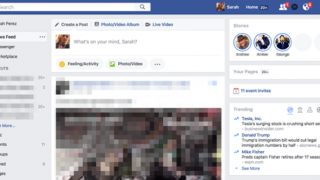 Phiên bản Facebook Stories cho máy tính để bàn