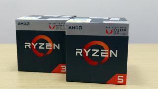 Đập hộp APU Ryzen 3 2200G và Ryzen 5 2400G của AMD: 