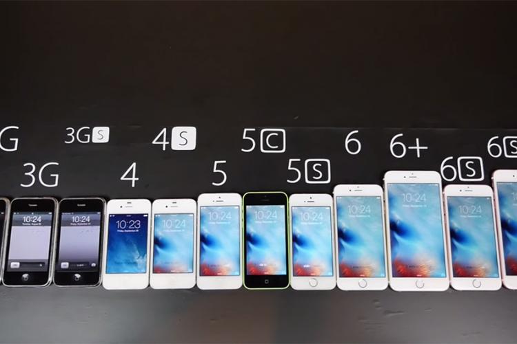 Sự thay đổi của 10 đời iPhone